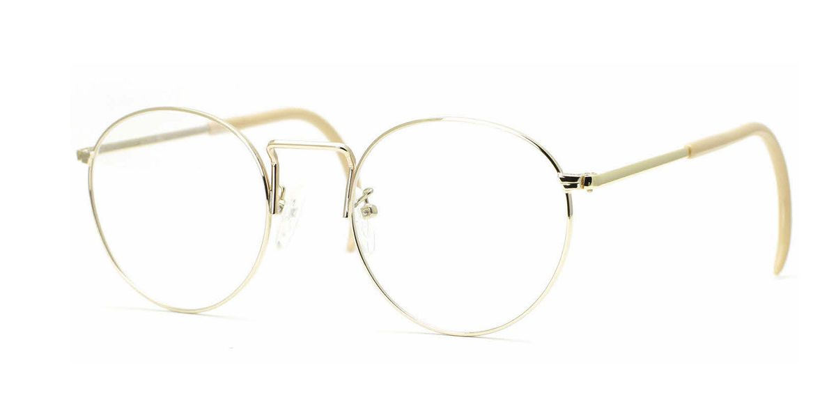 large round wire frame glasses