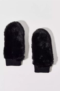 Fuzzy Faux Fur Convertible Mitten