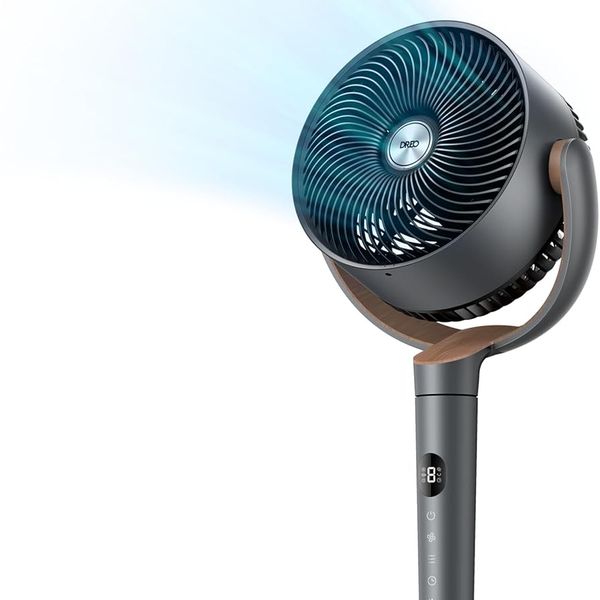 DREO DR-HPF012 Oscillating Pedestal Fan for Bedroom with DC Motor