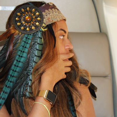 Beyoncé watch, in situ.