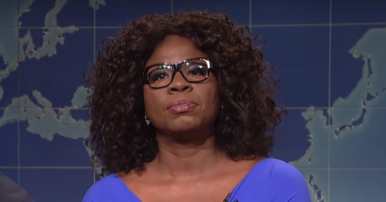 SNL'S Oprahは、大統領が白人女性を軌道に乗せるために走ることを検討しています