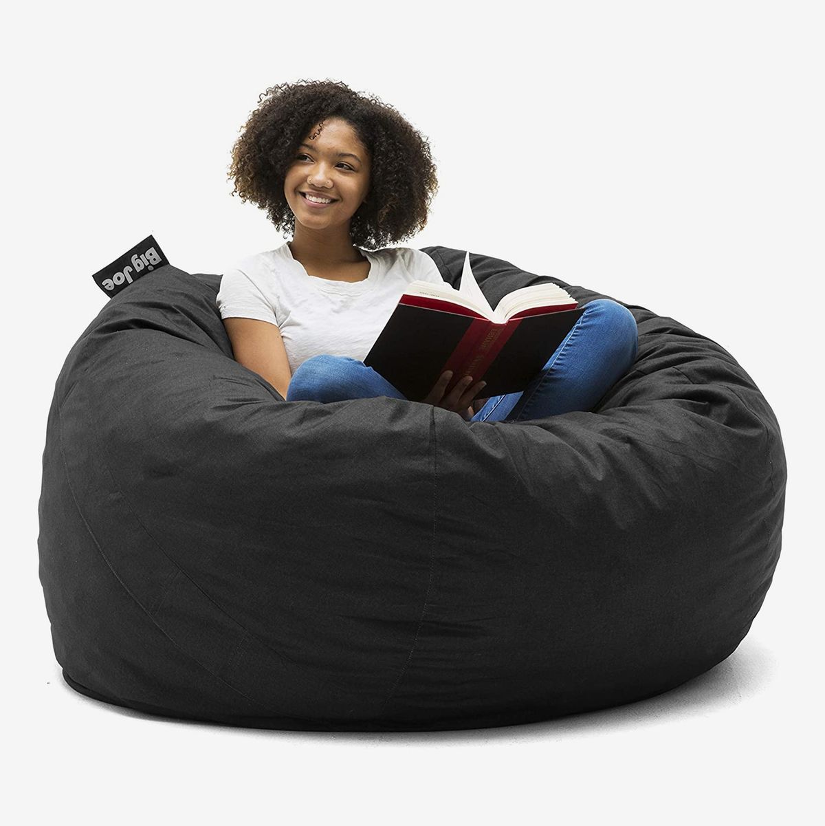 Black Cozy Sack 3-Feet Bean Bag Chair Medium 