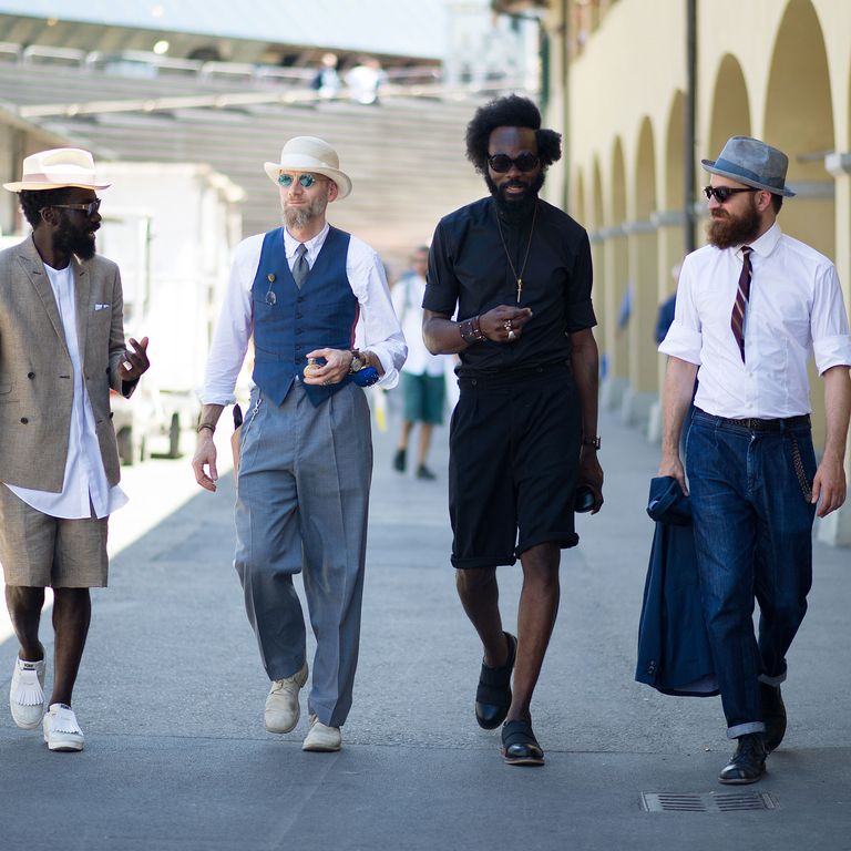 Street Style: Swagger and Blues at Pitti Uomo