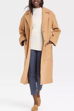 Target Relaxed Fit Top Overcoat