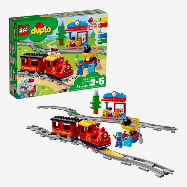 LEGO DUPLO Steam Train Remote-Control Building Blocks Set