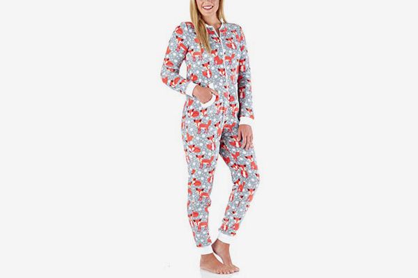 PajamaMania Women’s Sleepwear Plush Fleece Non-Footed Onesie