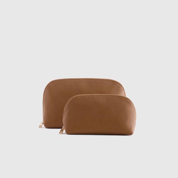 Quince Italian Leather Pouch Travel Set
