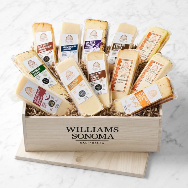 Williams Sonoma 12 Days of Cheese Advent Calendar Gift Crate