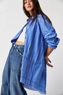 Free People Summerville Maxi Shirt