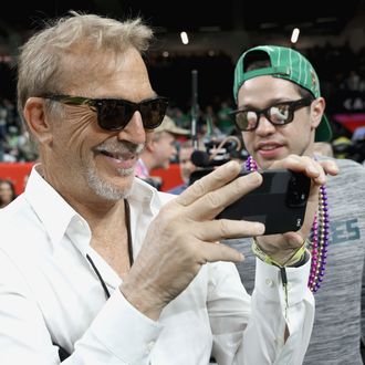 Kevin Costner and Pete Davidson