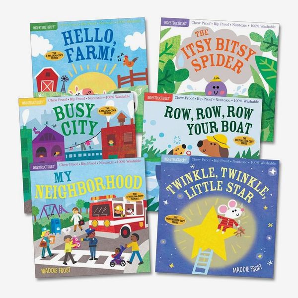 Indestructibles Community & Nursery Rhyme Picture Book, Set of 6