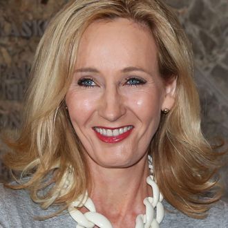 Author J.K. Rowling Visits The Empire State Building