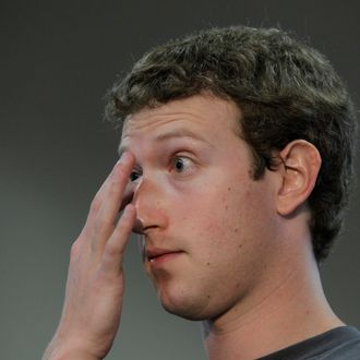 Facebook CEO Mark Zuckerberg at Facebook headquarters in Palo Alto, Calif., Wednesday, Oct. 5, 2010.