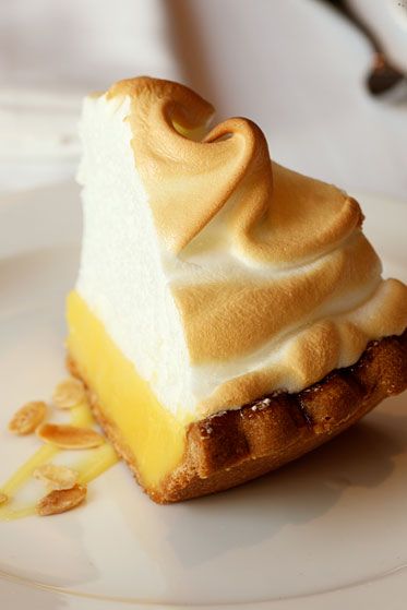 with candied almonds