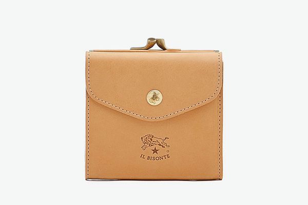 Il Bisonte Leather Snap and Flap Wallet