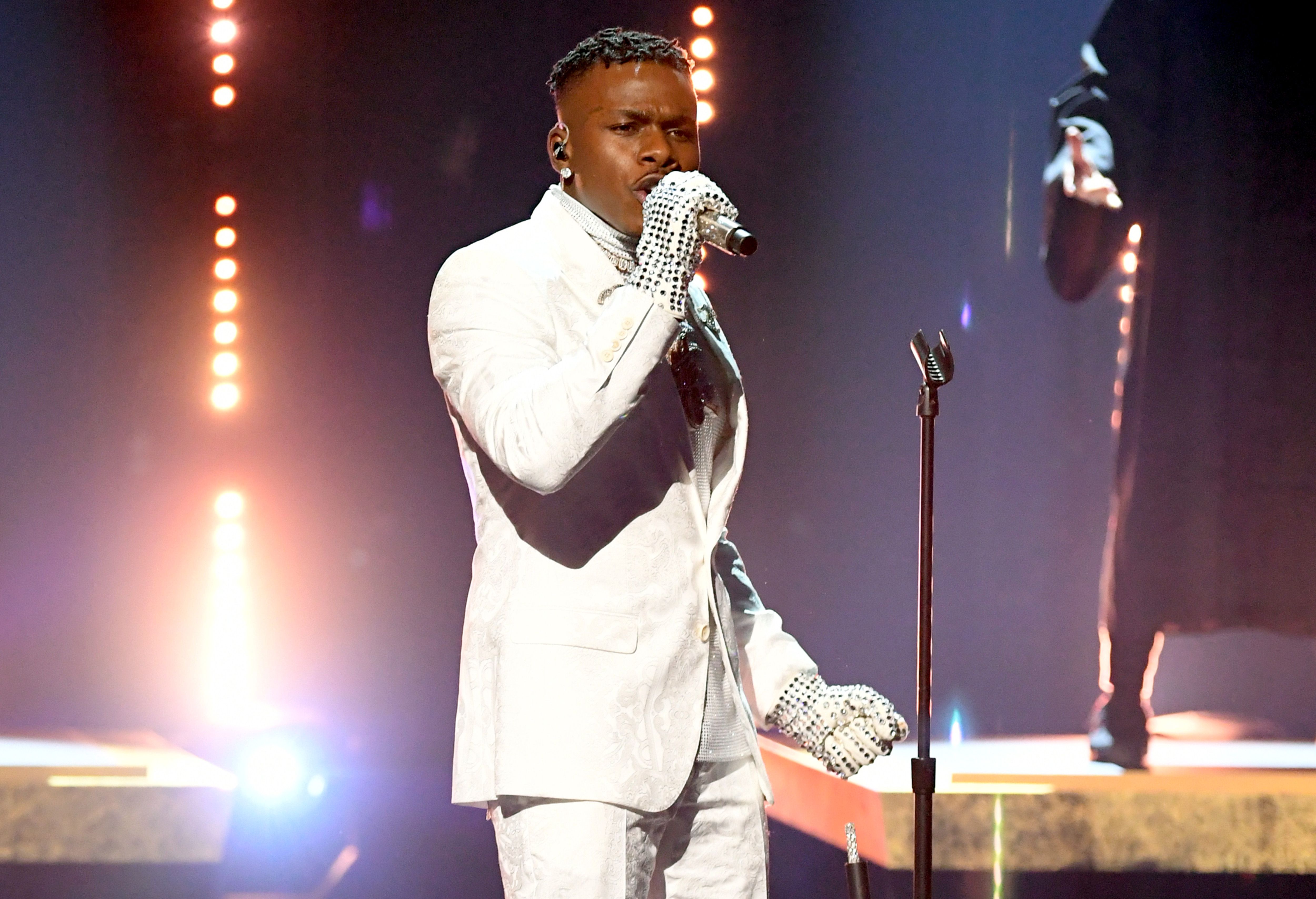DaBaby Rocks a Flashy Printed Suit For Grammys 2021, 2021 Grammys, DaBaby,  Grammys