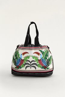 Farm Rio Toucan with Foliage Destiny Bag