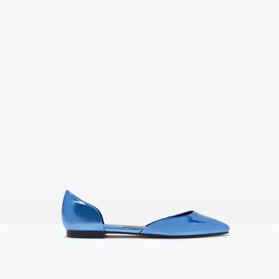 Shiny d'Orsay Shoes from Zara.