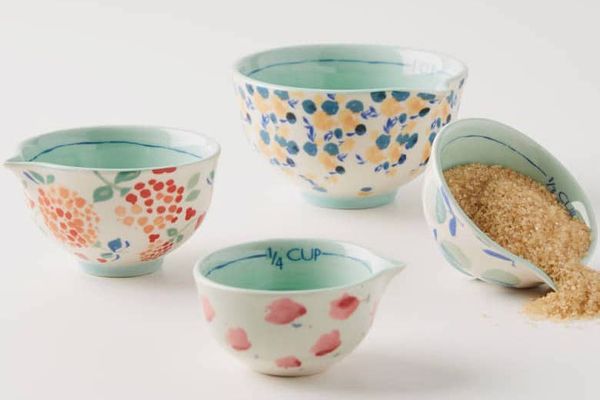 Anthropologie Delilah Set of Four Measuring Cups