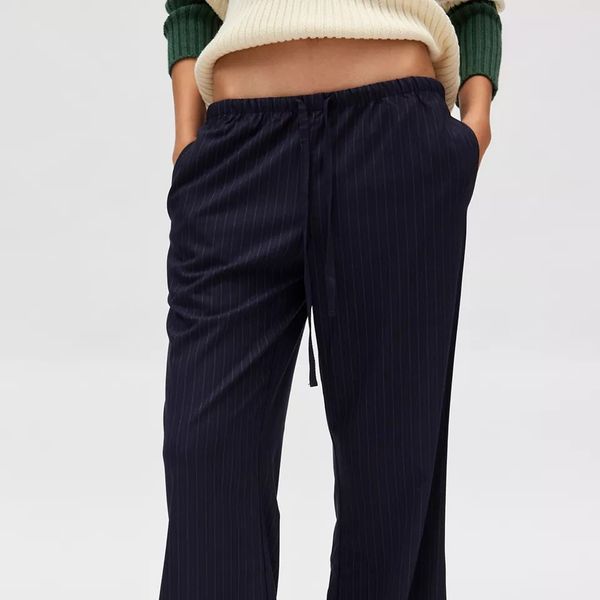 Silence + Noise Amelie Menswear Pull-On Pant