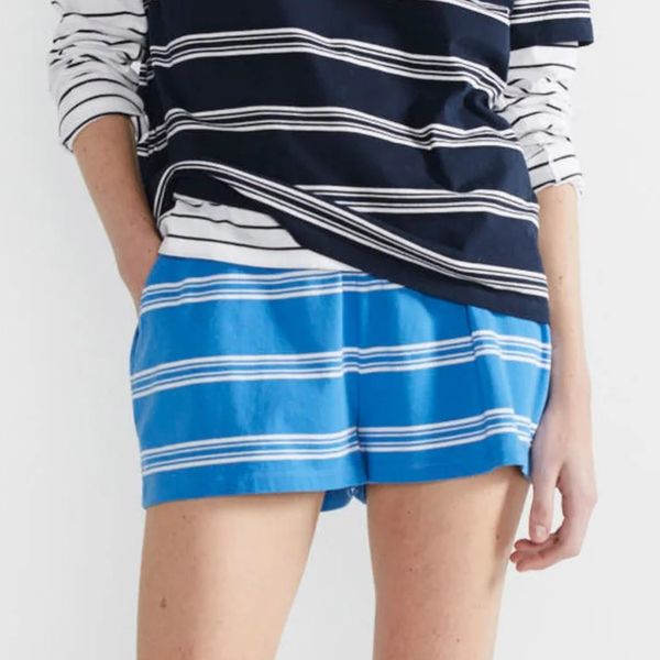Kule The Short - Royal/White Mixed Stripe