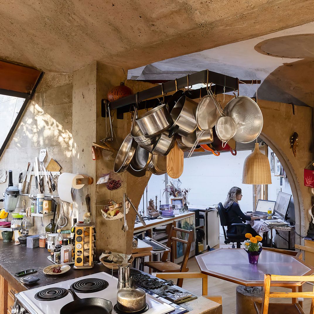 Arcosanti, Mayer, Arizona, built 1970 to present.