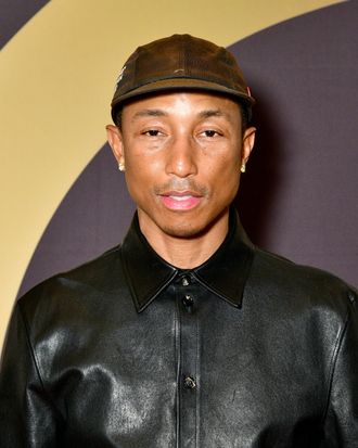 U.S rapper Pharrell Williams attends the Louis Vuitton men's fall