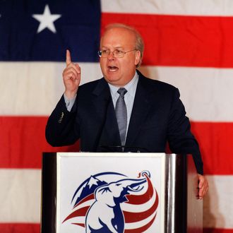 Republican strategist Karl Rove spoke at the El Paso County Lincoln Day Dinner Wednesday night, June 1, 2011 at the Antler's Hilton Hotel in Colorado Springs. Karl Gehring/The Denver Post