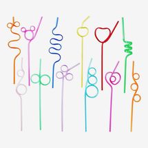 24 Pcs Silly Crazy Straws