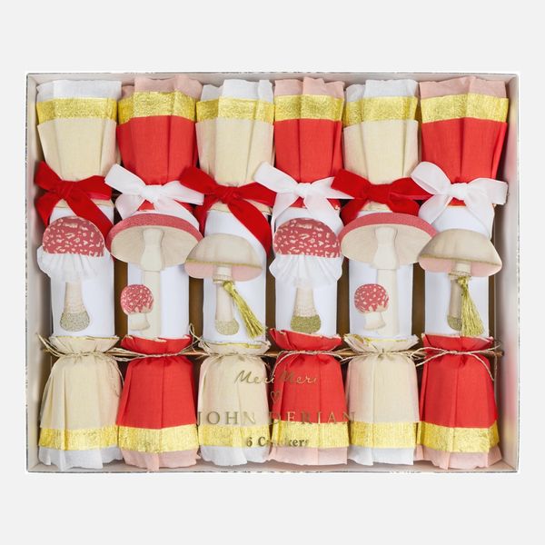 John Derian Mushroom Party Crackers