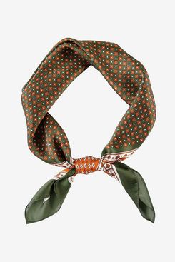 GERINLY Vintage Silk Feel Square Scarf for Men