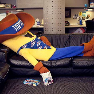 It's almost time to wake up and get back to work, Twinkie the Kid.