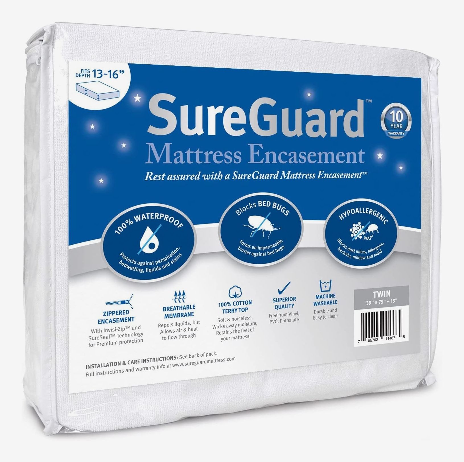7 Best Bedbug Mattress, Box-Spring, and Pillow Covers | The Strategist, image size:1631x1624