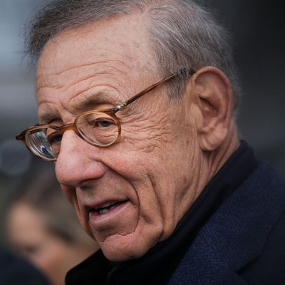 Stephen Ross, chairman and majority owner of the Related Companies, attends the grand opening of phase one of the Hudson Yards development on the West Side of Midtown Manhattan.