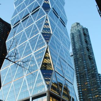 The new Hearst Building is shown in New York February 11, 2008.