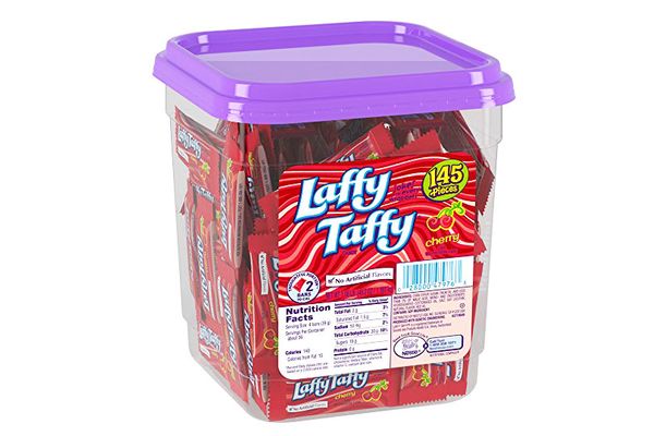 Laffy Taffy Candy Jar, Cherry, 145 Count