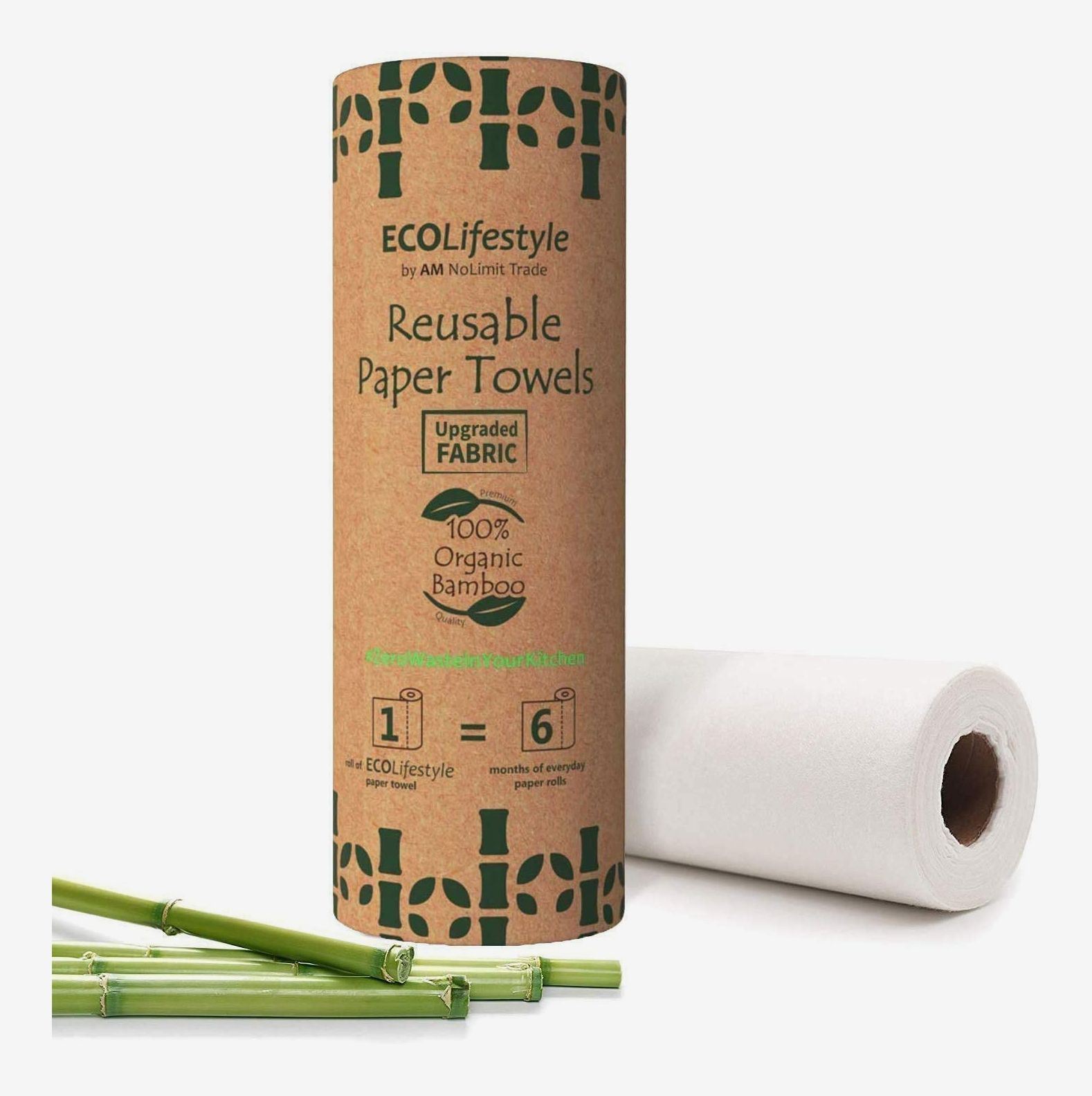 Ecolifestyle Reusable Bamboo Paper Towels
