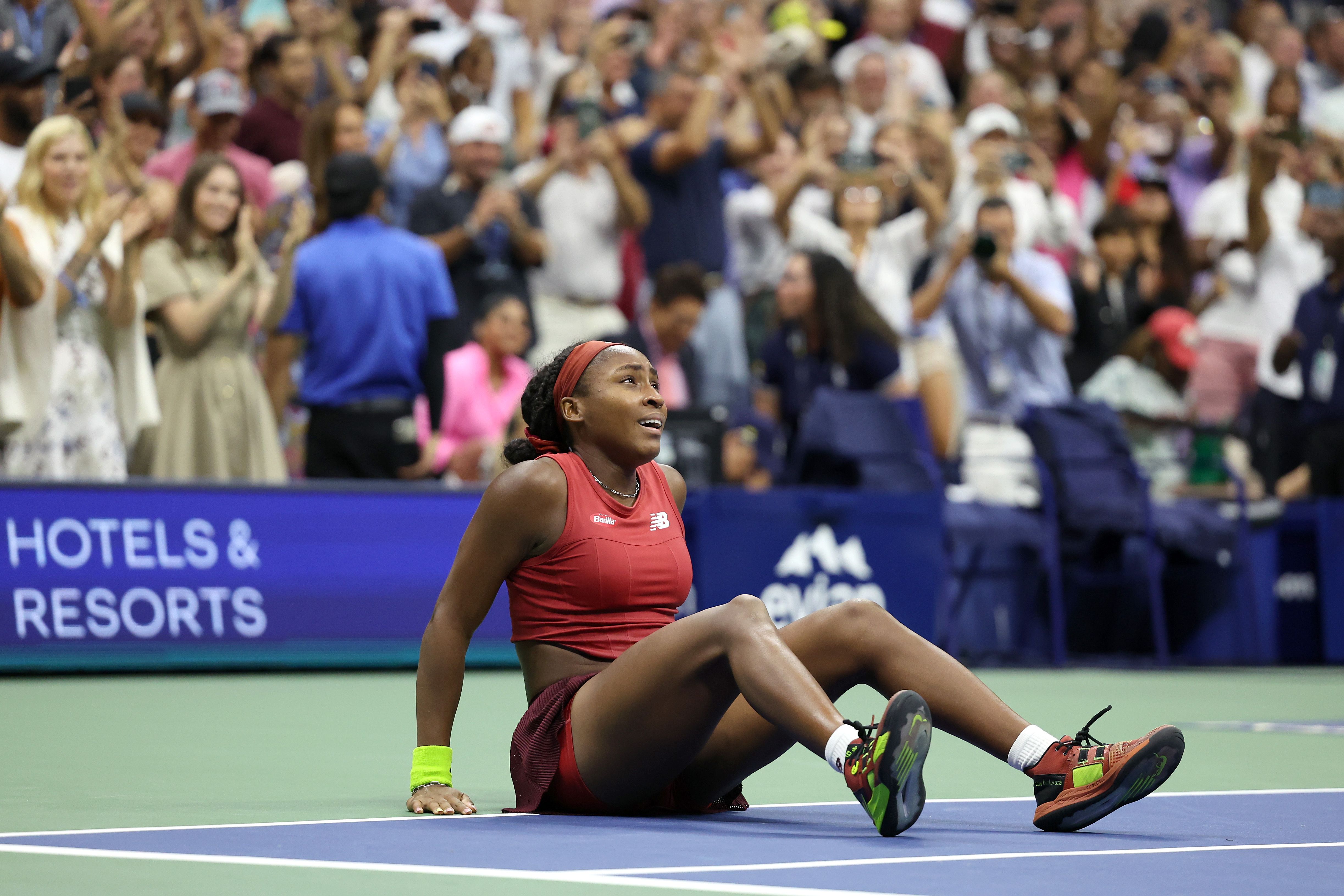 It's kind of crazy, Coco Gauff and I talked about it in doubles