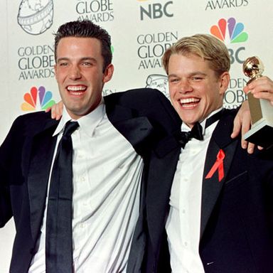 On the bromance front, it was a big year for Matt Damon and Ben Affleck. Even though Good Will Hunting won only a few of its dozen or so Academy Award and Golden Globe nominations, they really seemed to be winning at life. Obligatory "How do you like them apples?" reference here.
