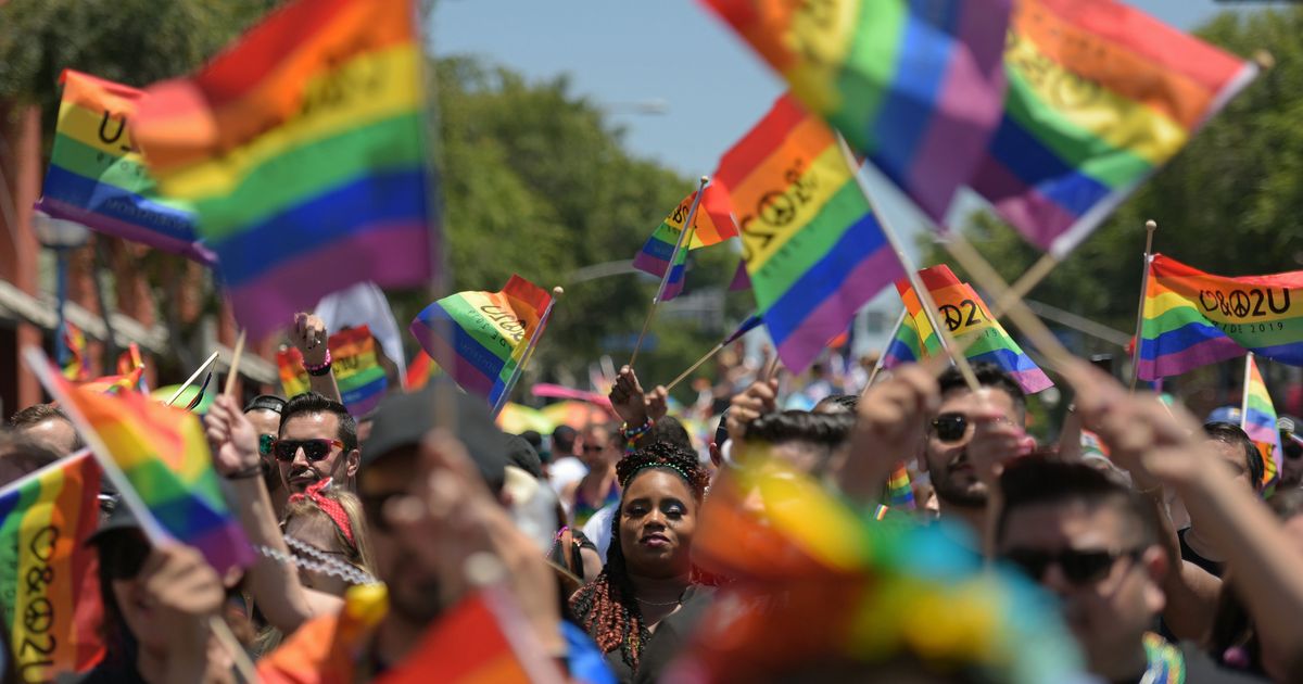 pence neighbors gay pride flags