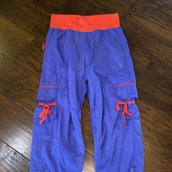Zumba Pants Purple-Orange Dance Fitness