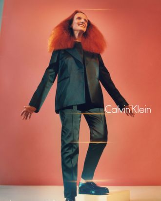 Grace Coddington in Calvin Klein's fall 2016 campaign.