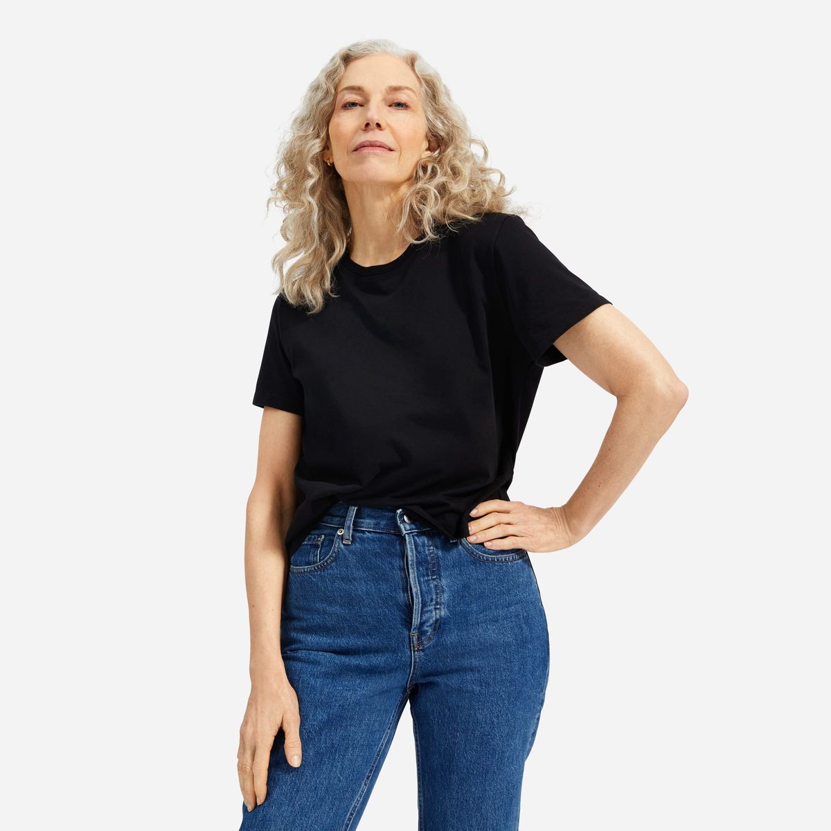 women in jeans and t shirt