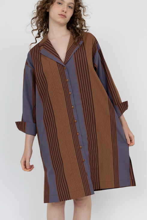 Ilana Kohn Melanie Dress (Penny Vari Stripes)