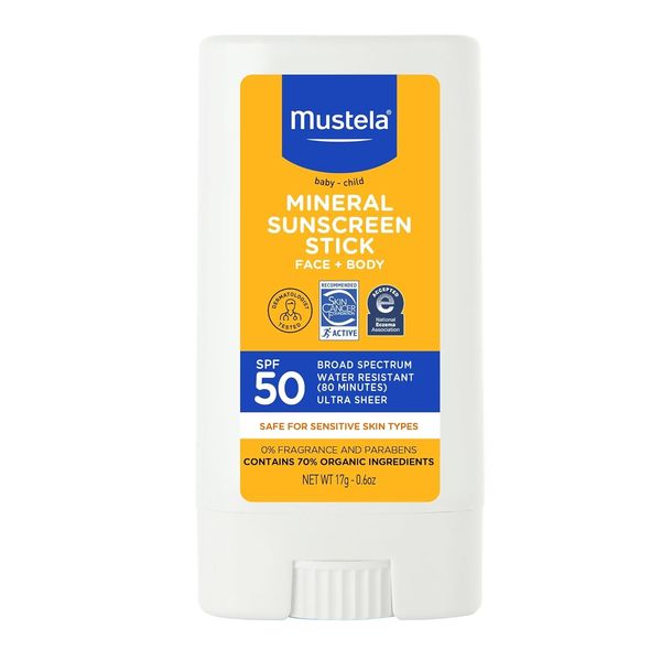 Mustela Mineral Sunscreen Stick SPF 50