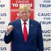 Donald Trump Campaigns For President In Sioux Center, Iowa Ahead Of State's Caucus