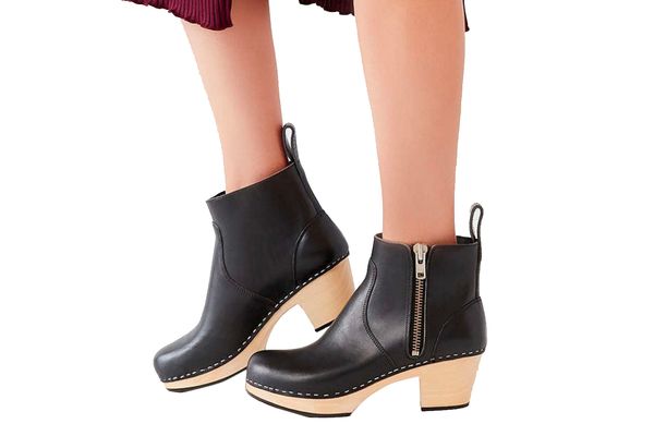 Swedish Hasbeens Zip It Emy Ankle Boot