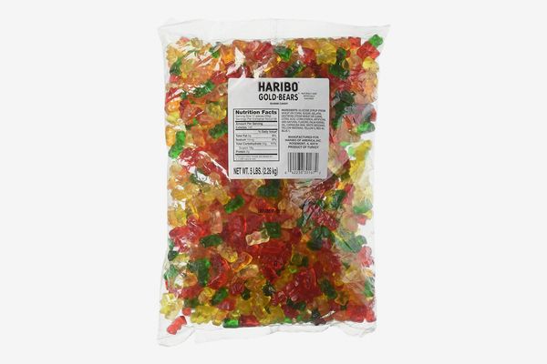 Haribo Original Gold-Bears Gummi Candy, 5-Pound Bag