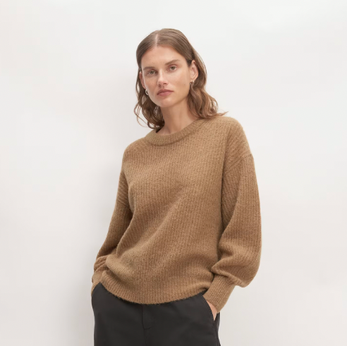 Everlane The Alpaca Crew - Tiger's Eye