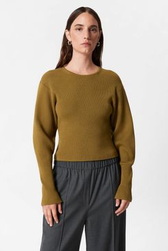 & Other Stories Rib-Knit Top